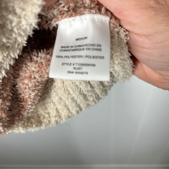 Thread & Supply Cozy Life Super Soft Pink Crewneck Sweater Medium - Picture 5 of 5